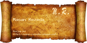Masan Rezeda névjegykártya